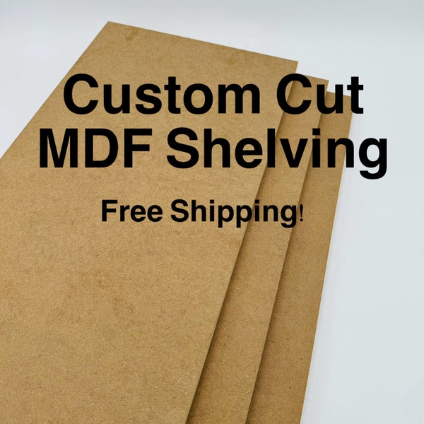 Custom Cut Wood Shelving Etsy