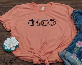 Pumpkin Shirt | Perfect for Fall | Soft Tee