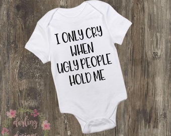 Ugly People Gerber® Onesies® Brand White Baby Bodysuits