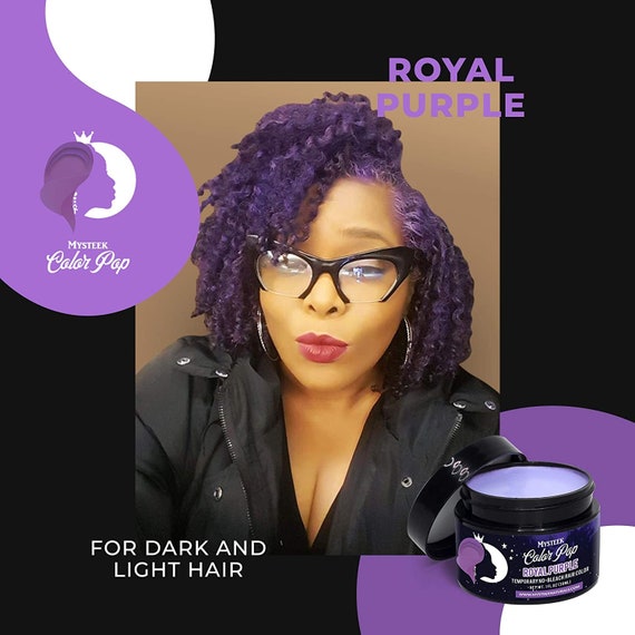 Purple-natural Hair Dye for Dark Hair or Light Hair Temporary - Etsy Singapore Purple-natural Hair Dye for Dark Hair or Light Hair Temporary - Etsy Singapore