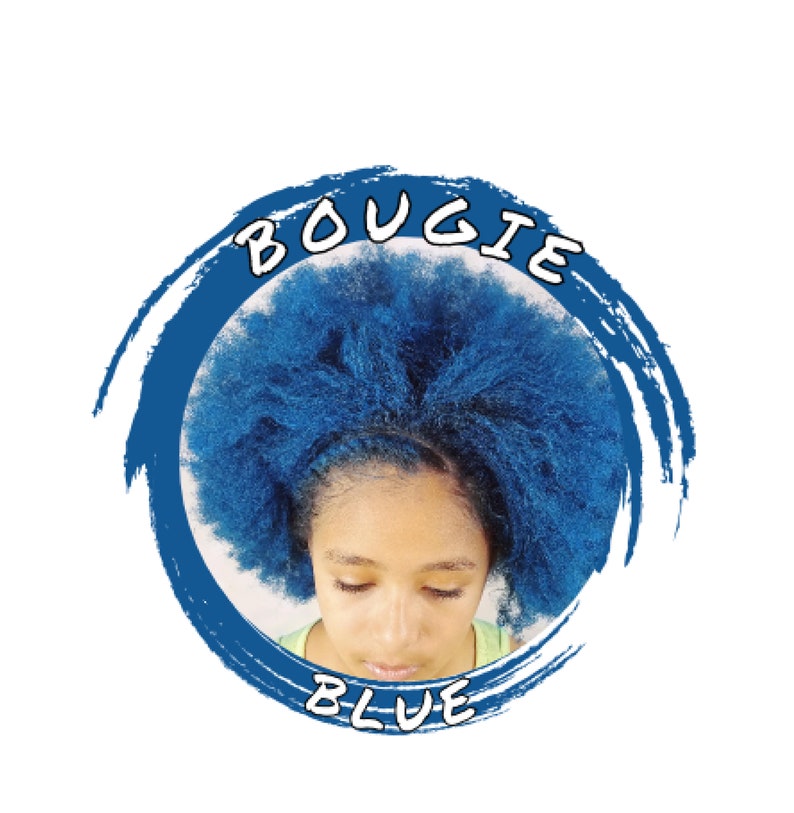 Bougie Blue Electric Color Pop Hair Dye Etsy