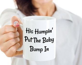 Funny Pregnancy Reveal Mug, Gag Gift For Pregnant Friend, Funny Pregnancy Announcement, Gift For Expectant Mother, Pregnant Announcement