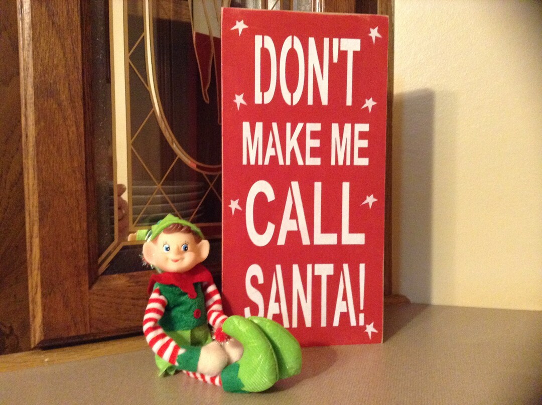 Wood Christmas Decoration, Holiday Wall Decor, Funny Christmas Sign