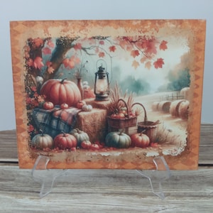 Farmhouse Country Decor, Autumn Decorations, Rustic Fall Decor, Wood Sign, Orange Pumpkins, Fall Scenery, Wall Decor, Fall Leaves, Hay Bales