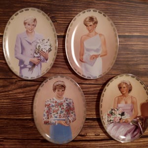 Princess Diana, Queen Of Our Hearts, Collectible Plates, By The Bradford Exchange, Commemorative Plates, Gifts For Collectors, Vintage 1990s