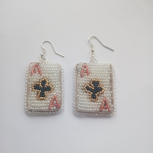 Poker juego de poker pendientes cuentas pendientes jugando tarjeta pendientes tarjeta pendientes pendientes pendientes funky pendientes bordados pendientes