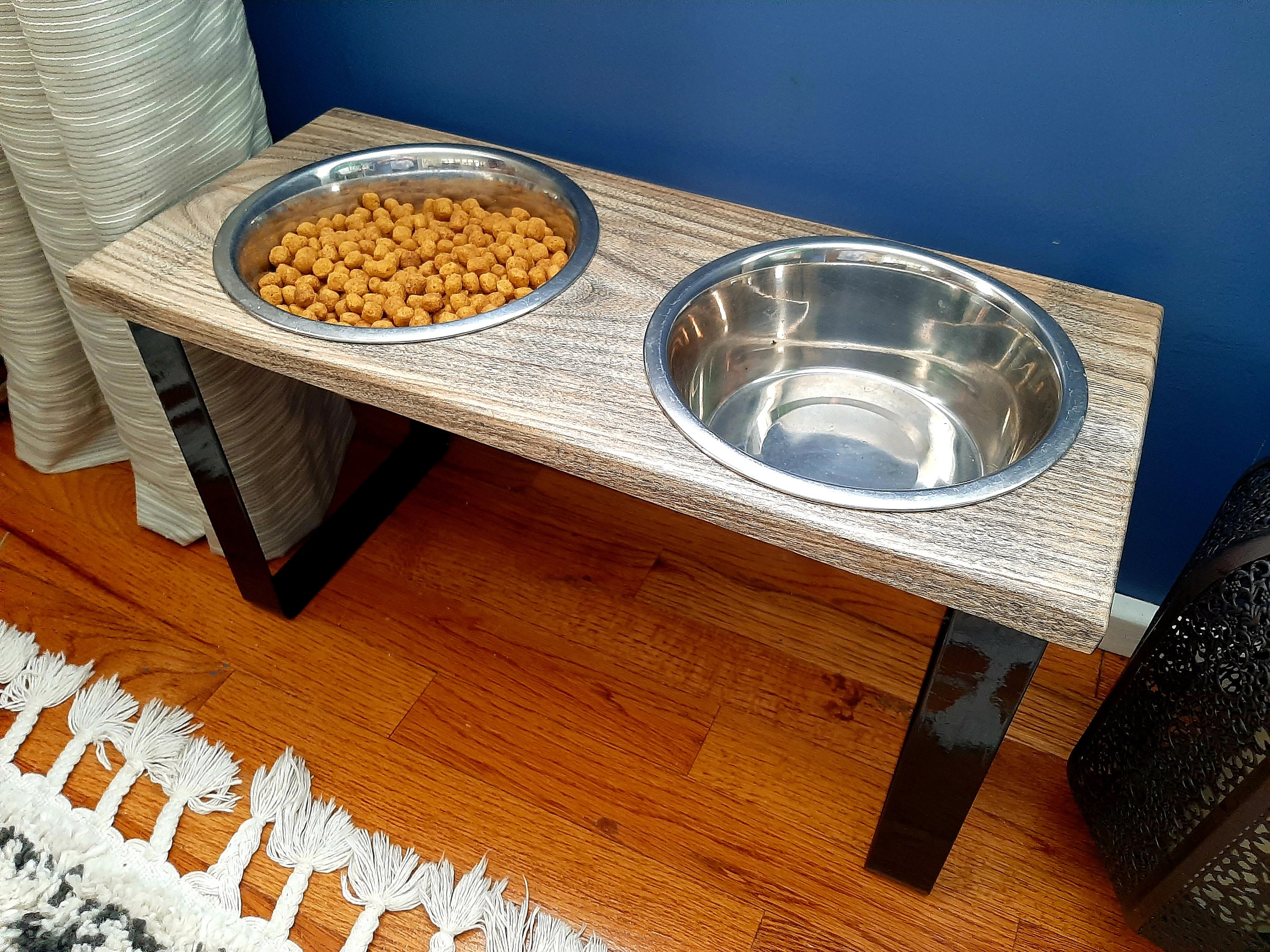 Elevated Dog Bowls-2*48 Oz Wall Mounted Dog Bowls-Raised Dog Bowls