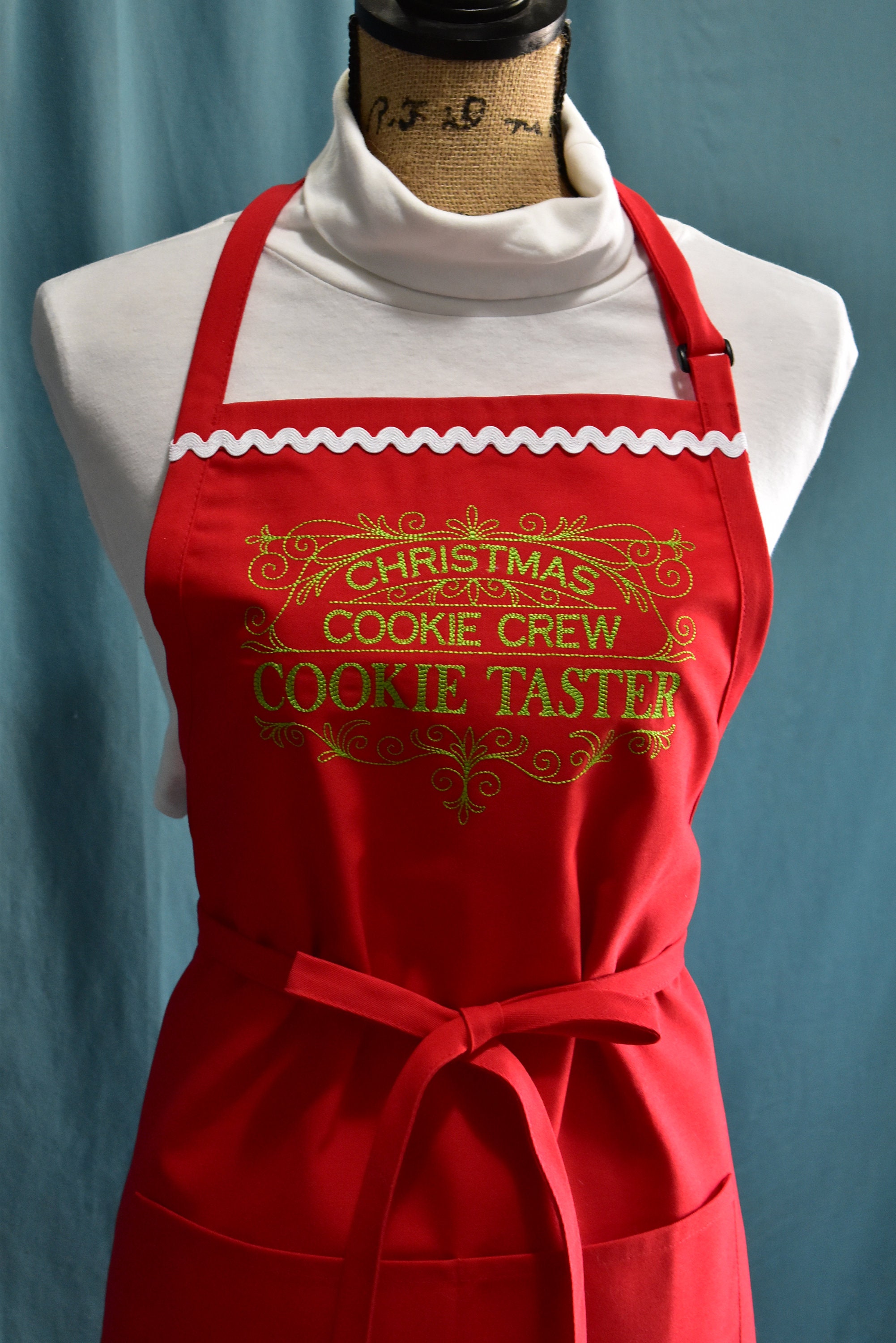 Kawaii Christmas Apron, Christmas Cookie Crew, Christmas Cookies