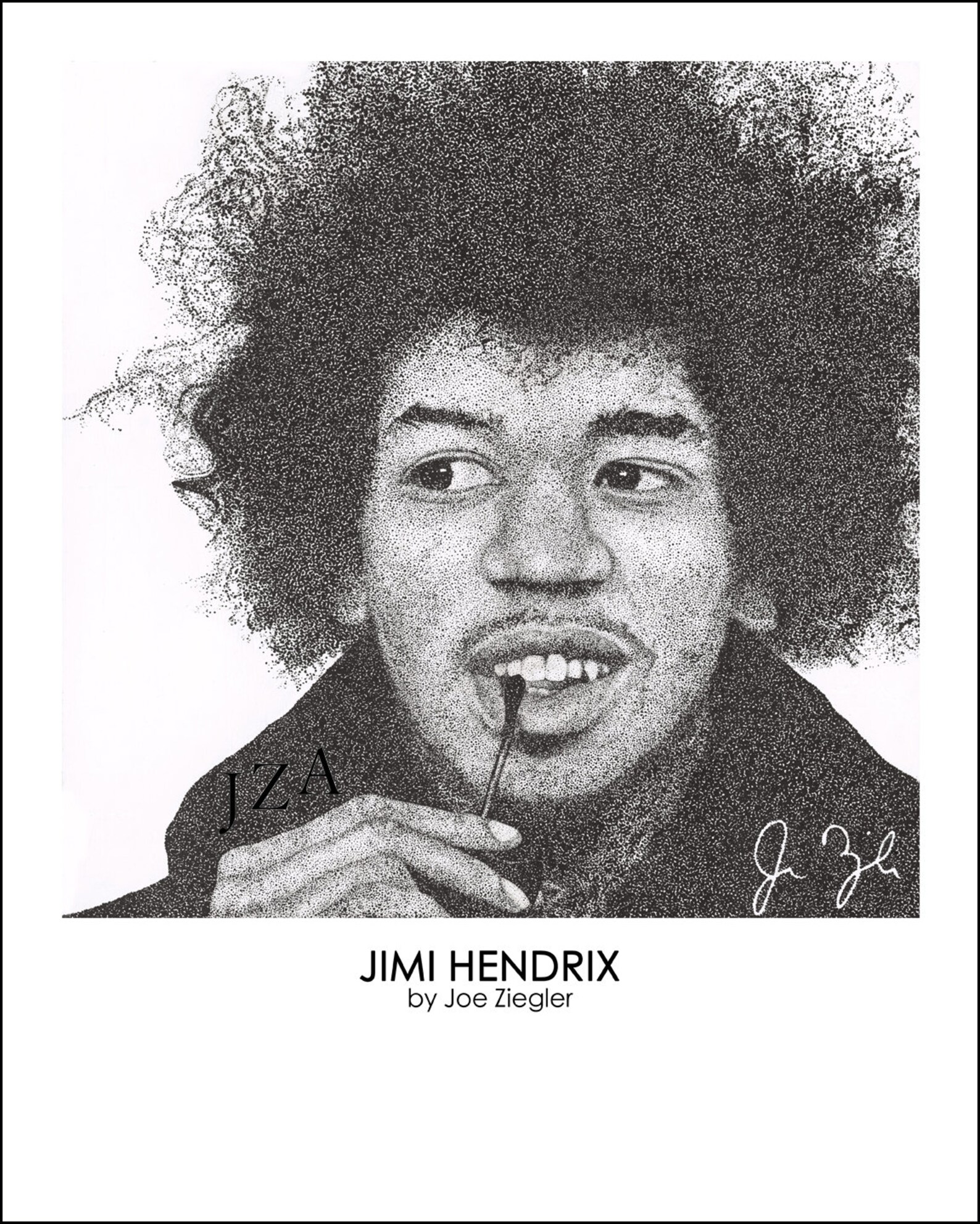 Limited Print Jimi Hendrix Etsy