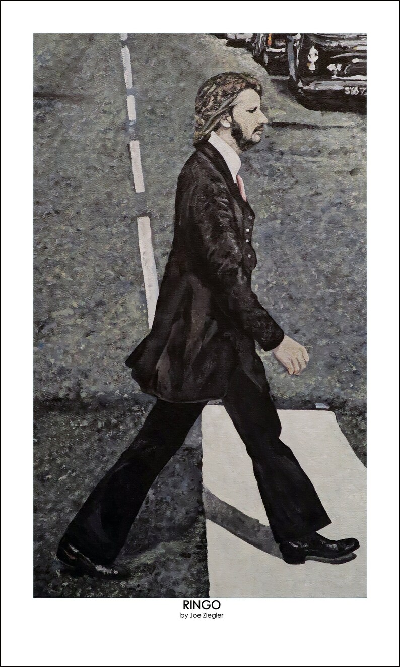 Ringo, on Abbey Road: Limited Beatles Print image 1