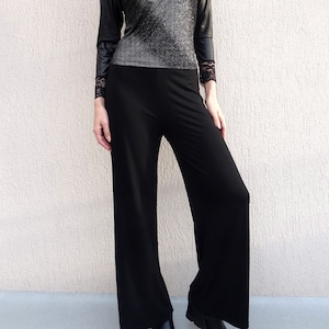 Black Palazzo Pants, Women Palazzo Pants, White Pants, Plus Size Maxi Pants, Wide Leg Pants, Loose Palazzo Pants, Pants for Women, YANORA