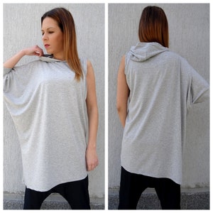 Oversized Tunic/Womens Tunic/Tunic Top/Plus Size Tunic/Asymmetric Tunic/Long Tunic/Loose Tunic/Casual Tunic/Summer Tunic/Maxi Tunic/YANORA