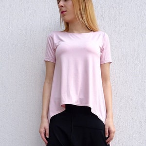 Asymmetric Top/Plus Size Top/Maxi Top/Black Top/Casual Top/White Tunic/Loose Tunic/Long Tunic/Tunic Top/Womens Tunic/YANORA