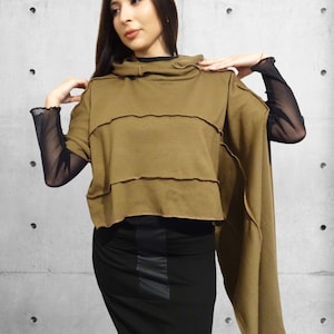 Black Poncho/Hooded Poncho/Poncho Wrap/Plus Size Poncho/Poncho Sweater/Knit Poncho/Wool Poncho/Poncho Cape/Oversize Poncho/YANORA