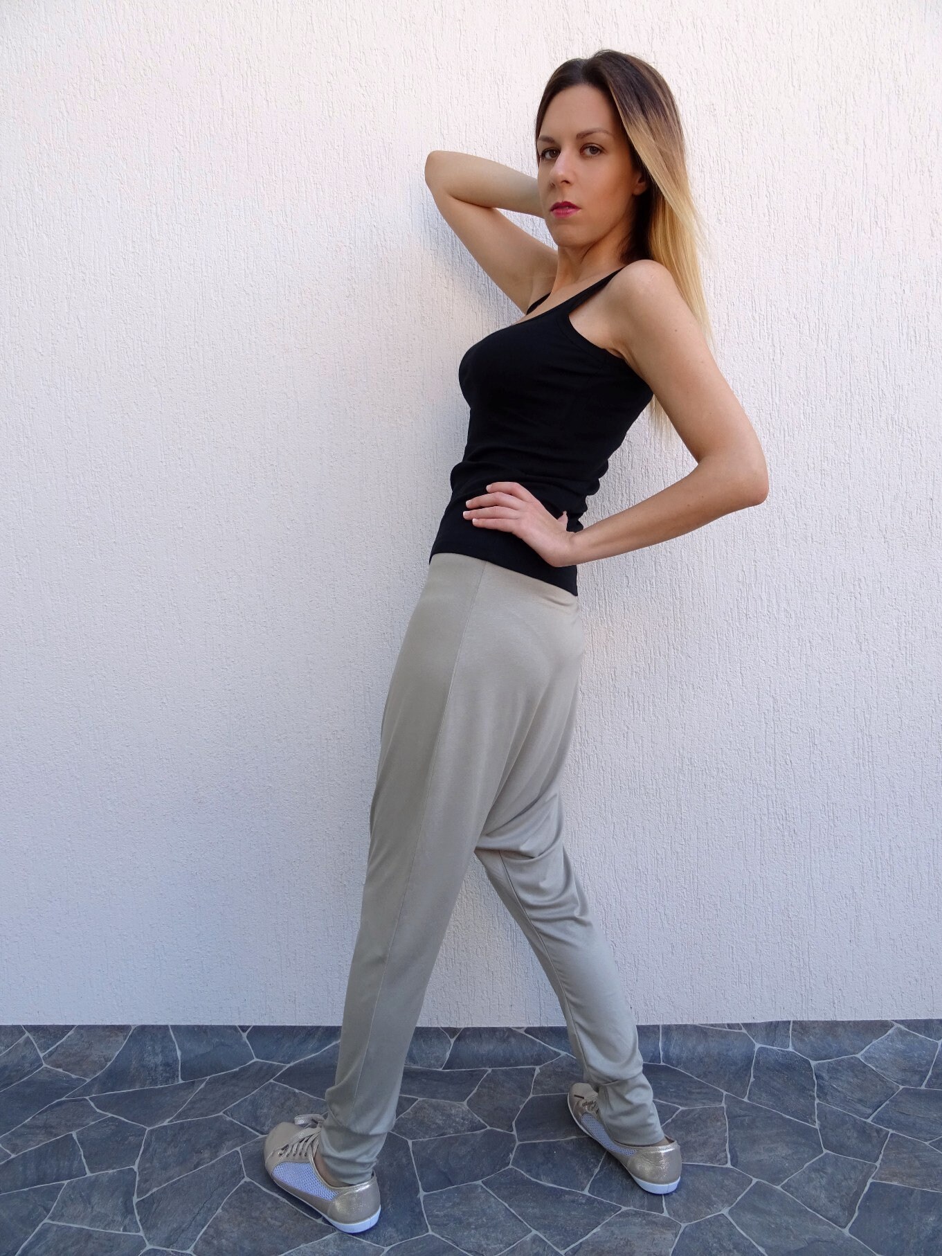 Women Harem Pants/drop Crotch Pants/black Harem Pants/womens - Etsy