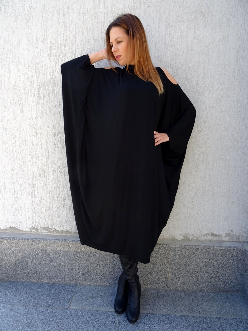 Black Kaftan/Black Maxi Dress/Kaftan Dress/Plus Size - Etsy.de