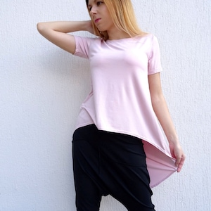 Asymmetric Tunic/Plus Size Tunic/Casual Tunic/White Tunic/Loose Tunic/Black Tunic/Maxi Tunic/Long Tunic/Tunic Top/Womens Tunic/YANORA