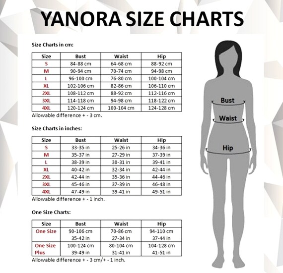 Womens Chest Size Chart Cm