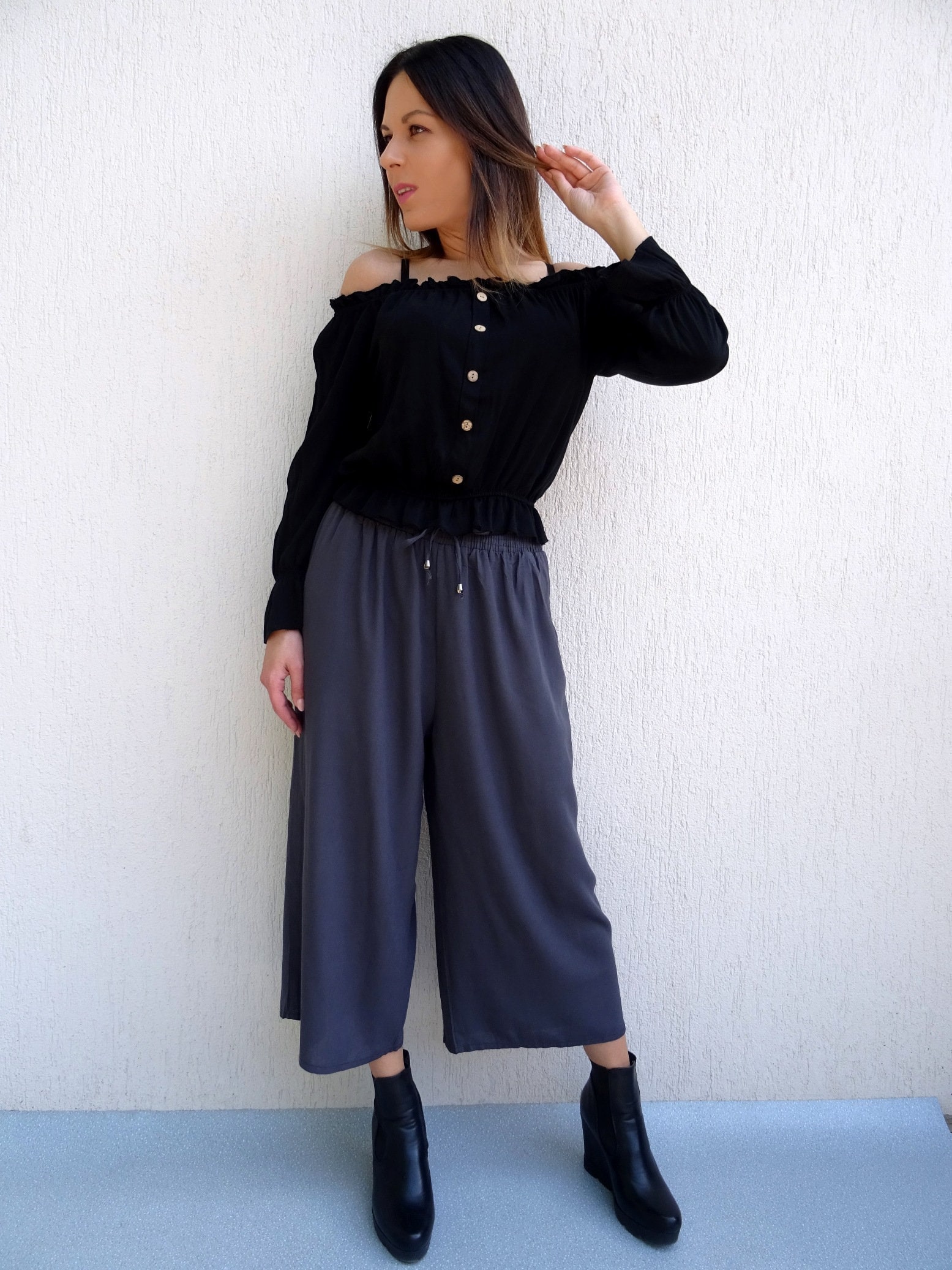 Palazzo Pants/short Pants/wide Leg 
