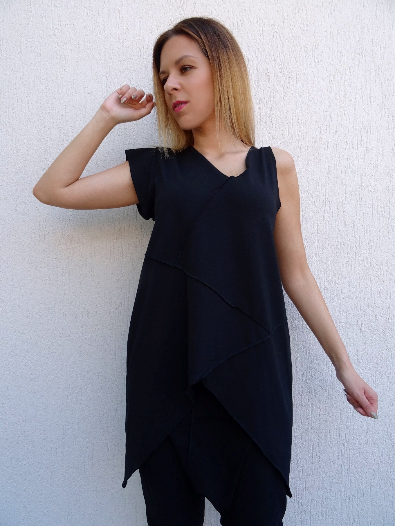 アミカキッズ BALLERINA TUNIC TOP BLACK レディース
