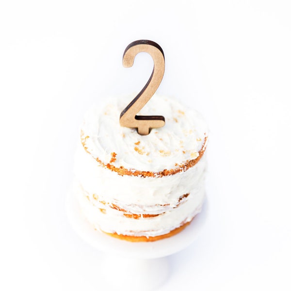 Wood Cupcake Topper, Smash Cake Topper, Number Cake Topper, First Birthday Decoration, Woodland Birthday, Garden Party Decor, 1st Birthday