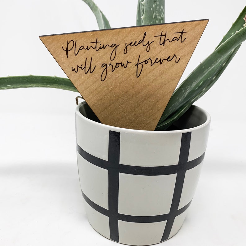 Planting Seeds That Grow Plant Tag End of School Year Gift | Etsy