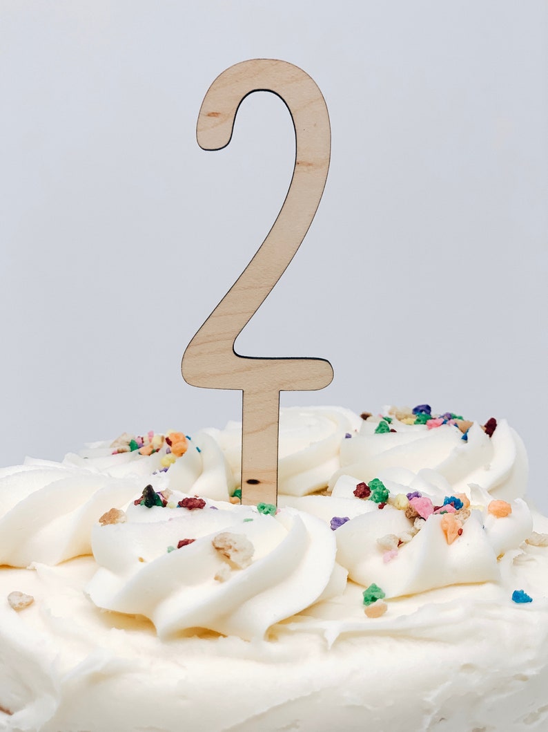 Wood Cupcake Topper Smash Cake Topper Number Cake Topper Etsy UK