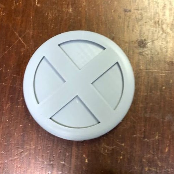 4 " X Men Styled Emblem, Broach or Belt Accessory