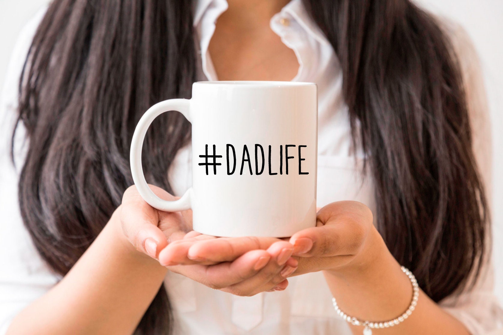 Dadlife Tasse, Cadeau Fête Des Pères, Une Tasse de Café Pour Les Papas, Papa, Papa, La Vie Papa Meil