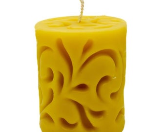 Cast Pure Bees Wax candle