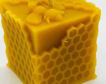 Bee Cube Pure Beeswax Candle