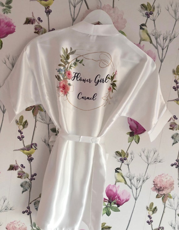 flowergirl dressing gown