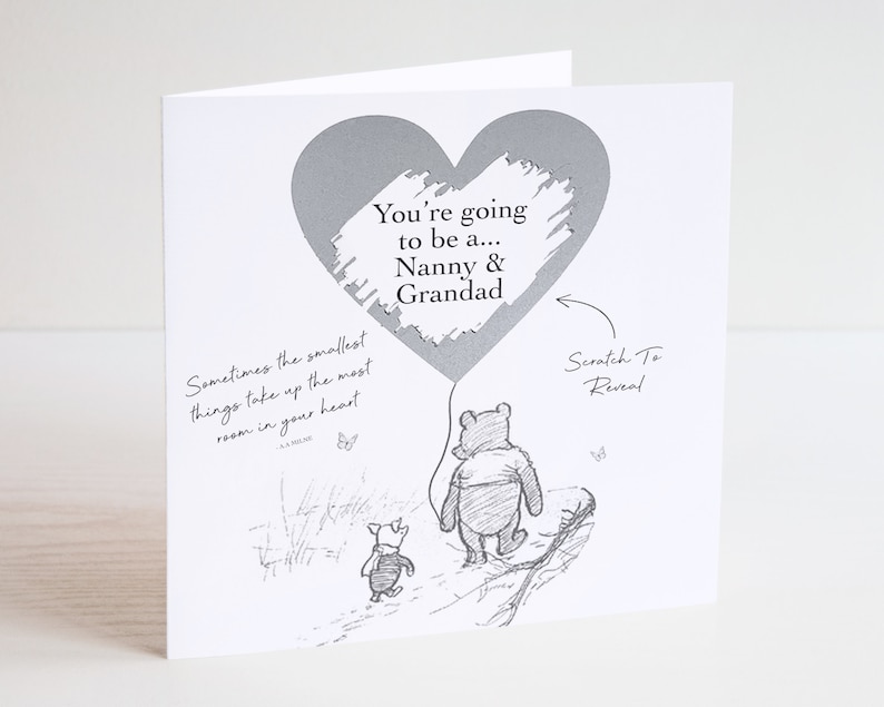 Personalised Family Pregnancy Announcement Scratch Card First Time Parents New Baby Surprise Pregnancy Pregnancy reveal image 1