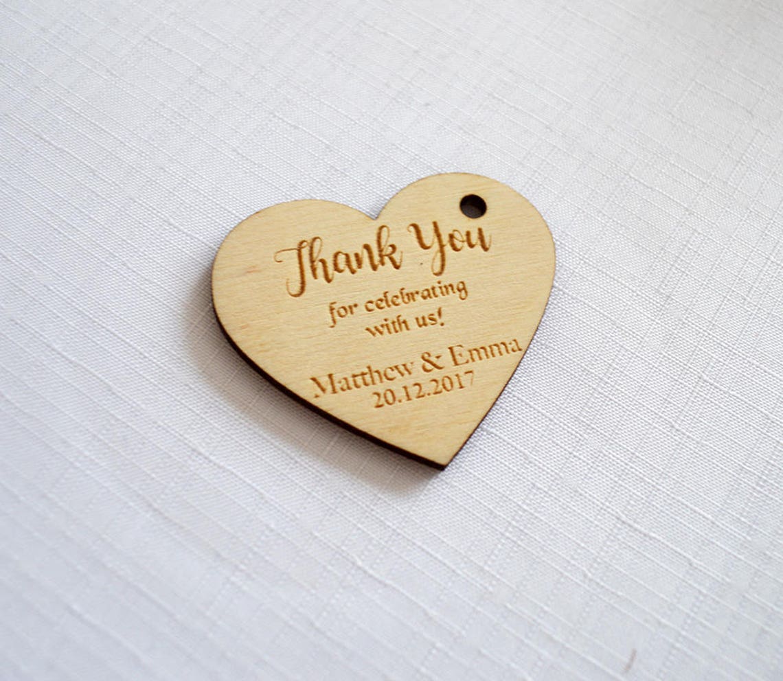 Personalised Wedding Favour Tags Wedding Favors Wedding | Etsy