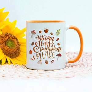 Autumn Mug - Pumpkin Decor - Cute Pumpkin - Halloween Cup - Autumn Decor - Pumpkin Mug