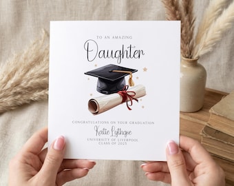 Personalised Graduation Card - Graduated Card - Celebration Card - Graduation Greeting Card - C101