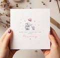Personalised First Valentine’s Day Card for Mummy – From Baby – 2026 Elephant Design – C3778