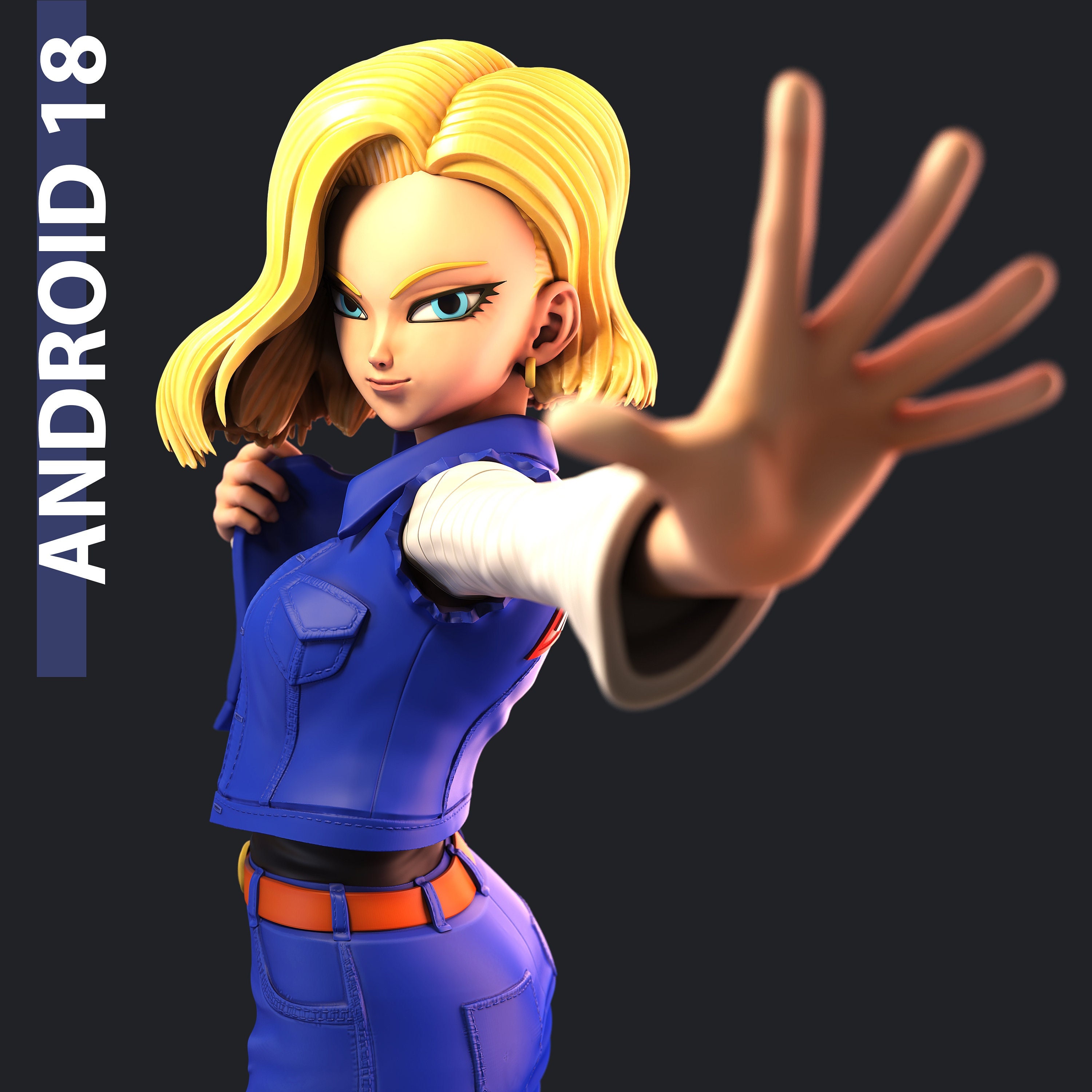 STL file Dragon Ball Z - Android No. 16 🐉・Model to download and 3D  print・Cults