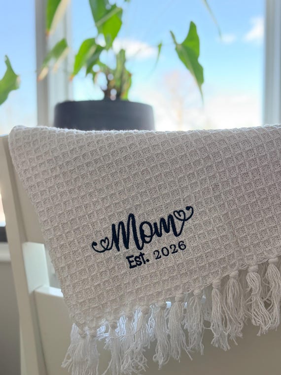 Custom Blanket, Custom Throw, Monogram Blanket, Monogrammed Throw, Custom Plush Blanket, Personalized Gift, Baby Shower Gift, New Mom Gift