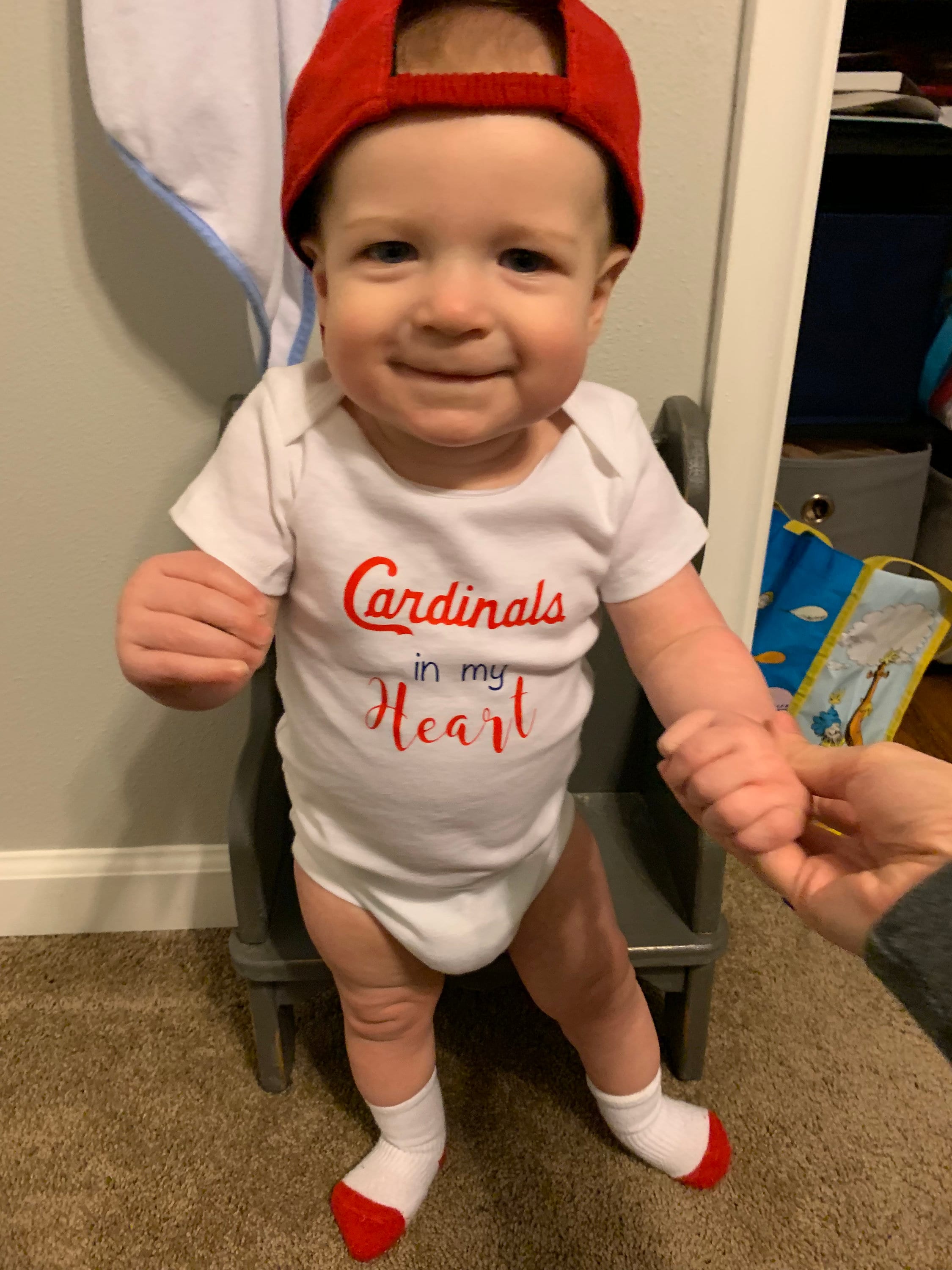 Cardinals/cubs Infant Baby Onesie Funny-cardinals in My 