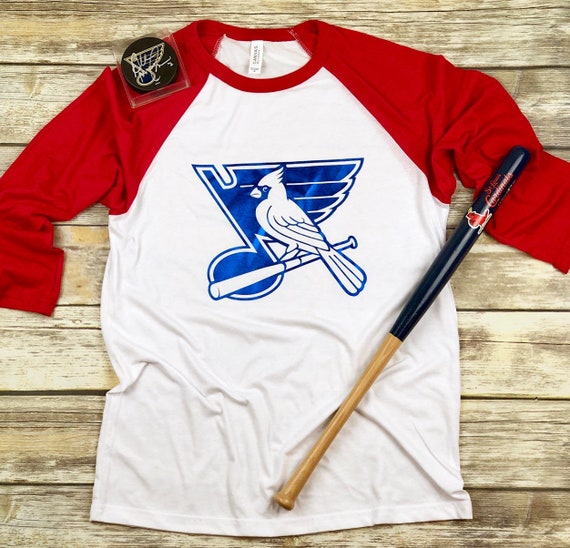 blues and cardinals shirt