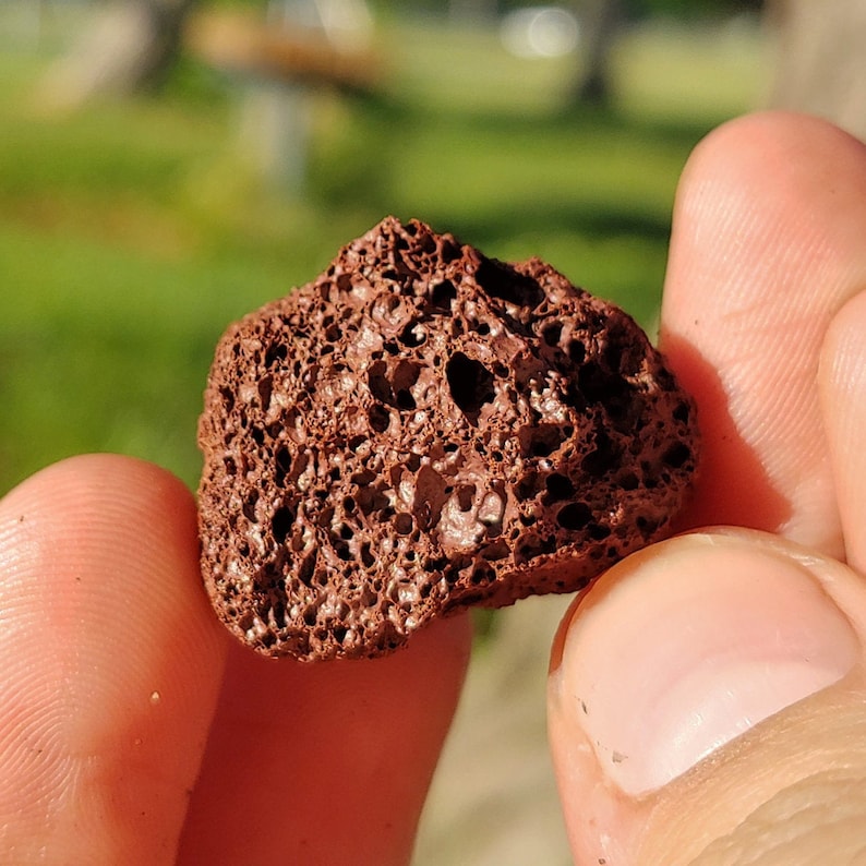 Small Red Pumice Scoria Lava Rock GUARANTEED Float 3.1g Etsy