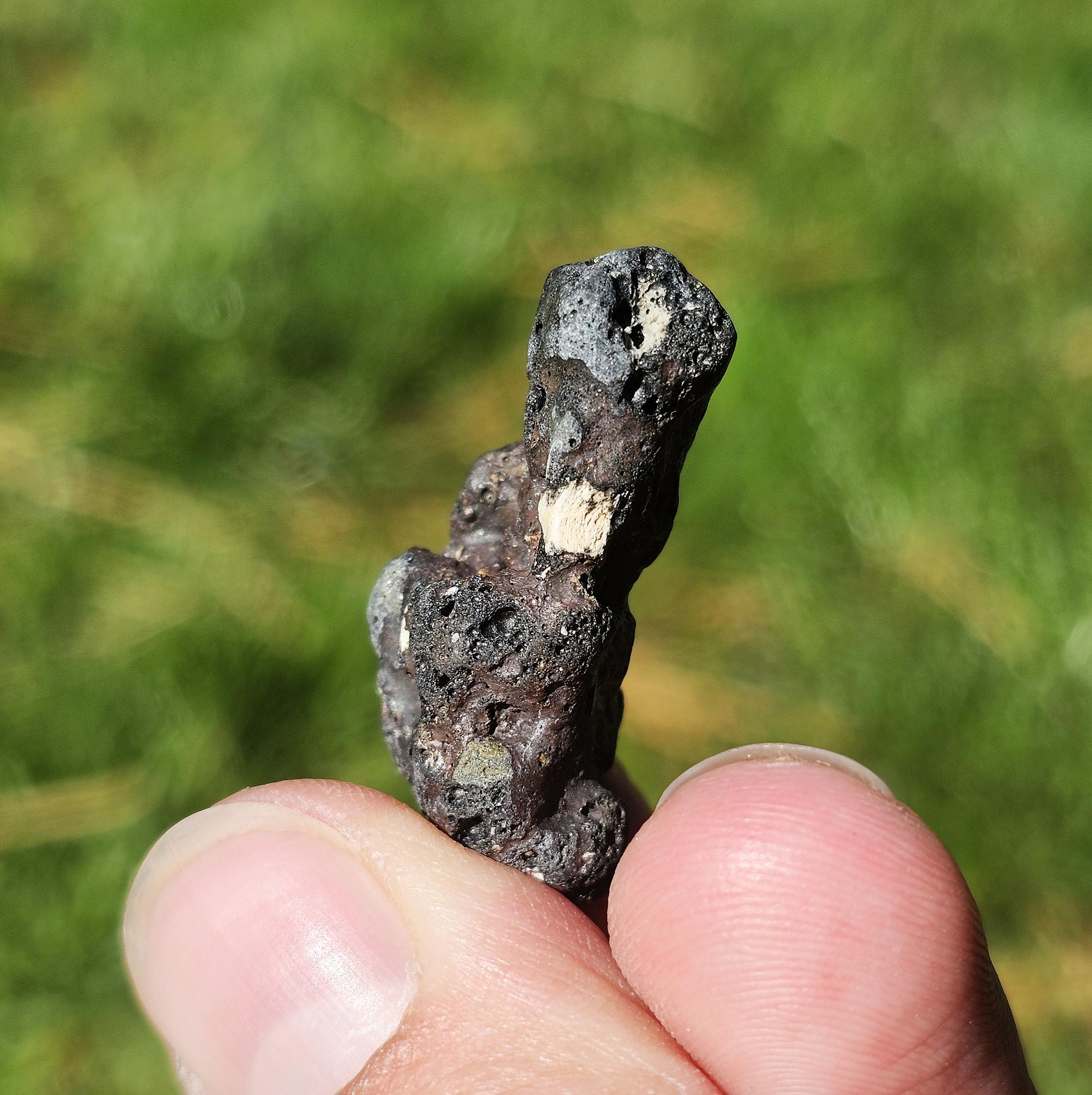 Vesicular Iron Slag Stone, Red Hematite Oxidation, Other Mineral ...