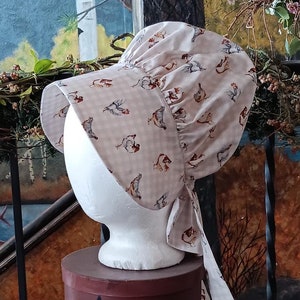 Bonnet de pionnier, bonnet La petite maison dans la prairie, bonnet de trek
