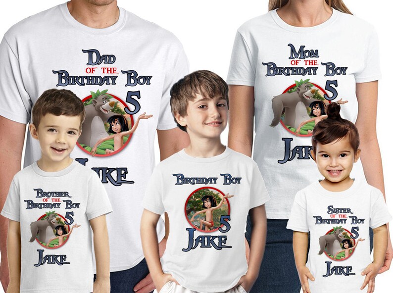Birthday Shirt Custom Name and Age Personalized Birthday Shirts