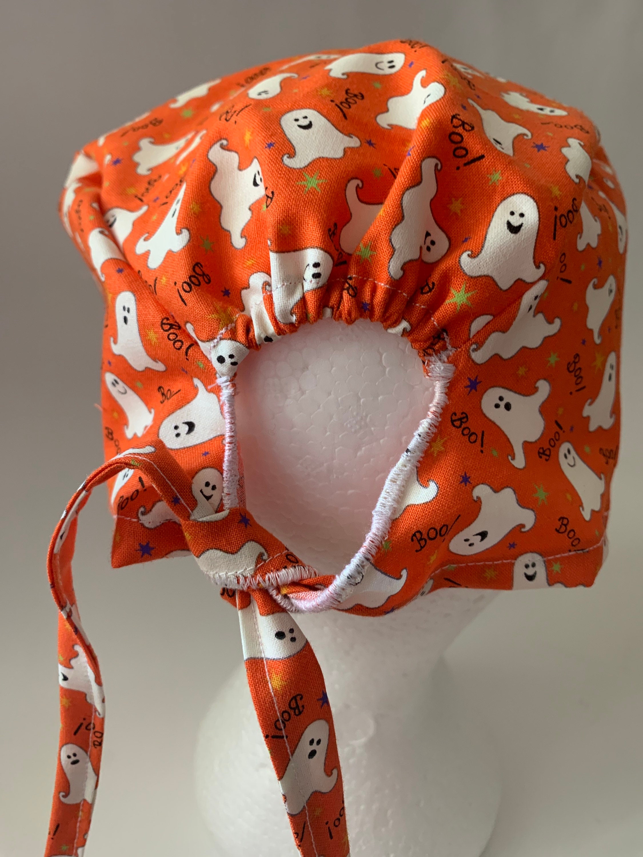 HALLOWEEN GHOST SCRUB cap for nurses doctors psw rn rpn Etsy