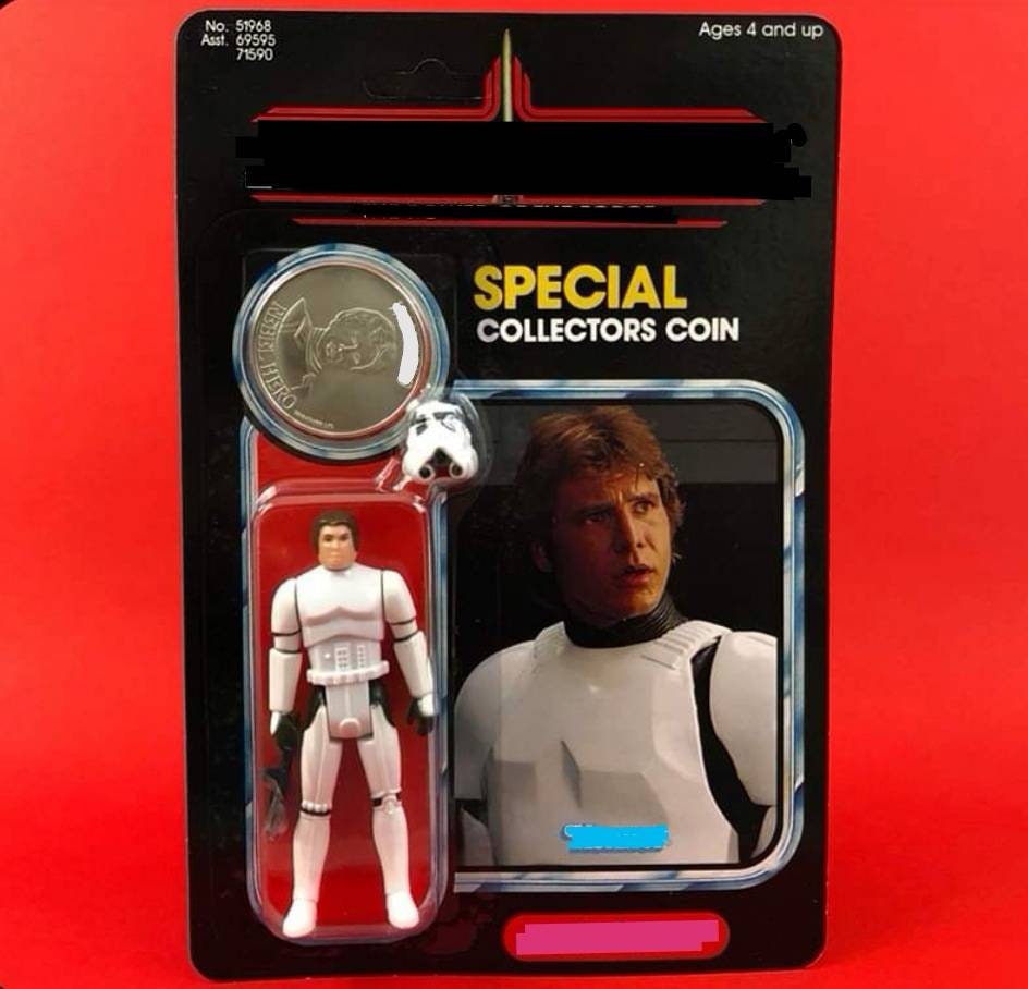 IN STOCK Vintage Style Custom Figure Scruffy Space Cadet on Cardback …