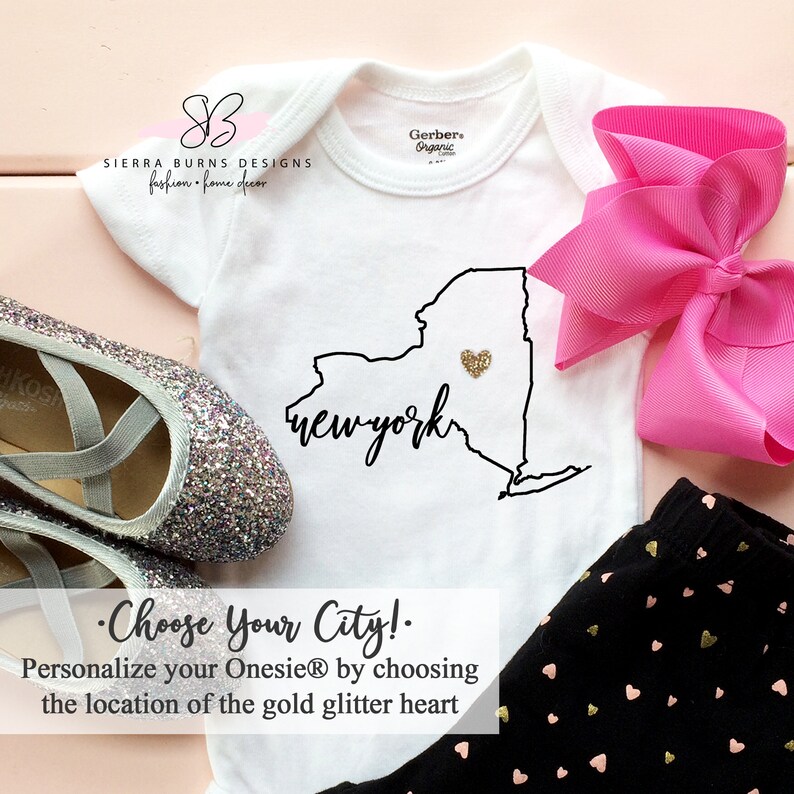 New York Onesie® New York Baby NY Baby New York Baby Etsy