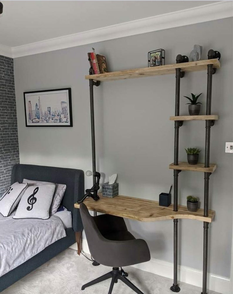 Scaffold Board and Gas Pipe Shelving Etsy
