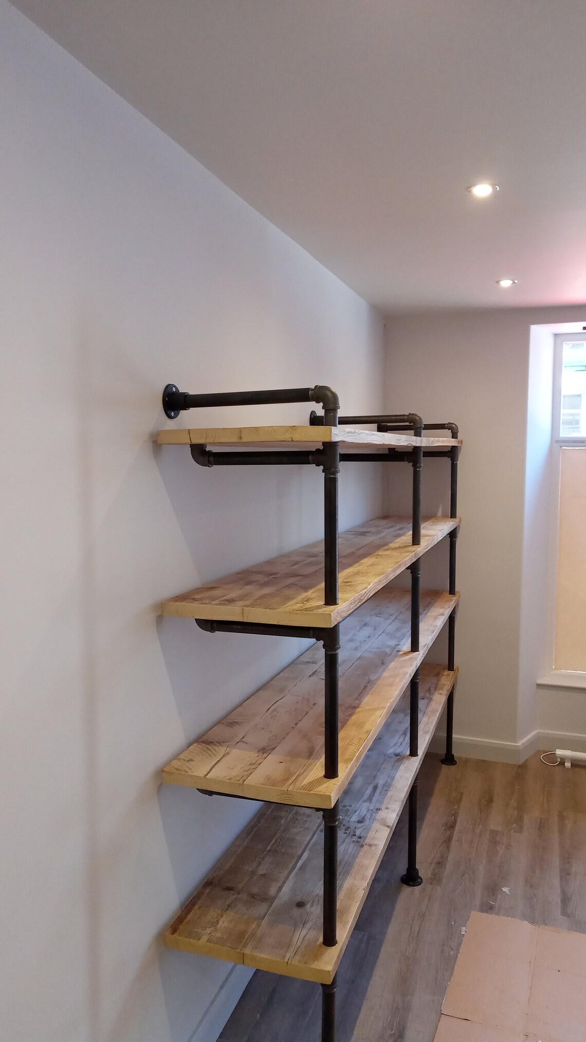 Scaffold Board and Gas Pipe Shelving Etsy UK